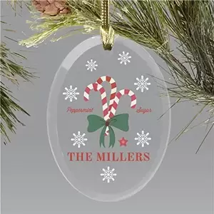 Oval Glass Ornament (Photo)